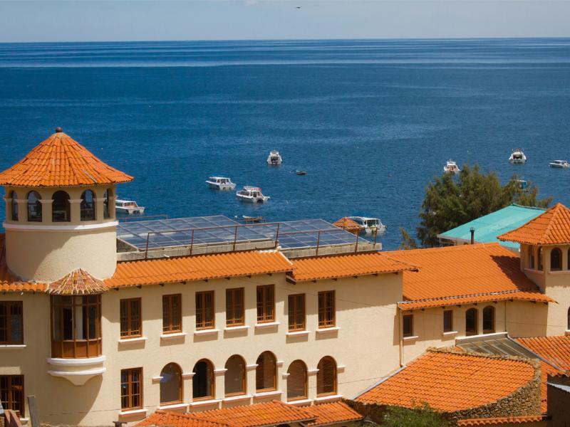 Hotel Rosario Lago Titicaca كوباكابانا المظهر الخارجي الصورة