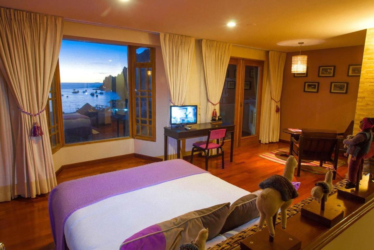 Hotel Rosario Lago Titicaca كوباكابانا الغرفة الصورة